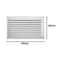 Aluminum Alloy Air Vent Grille Cover – Multiple Sizes