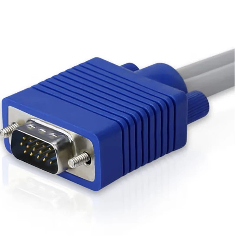VGA Splitter Cable 1 Male to 2 Female HD15 Dual Monitor Adapter