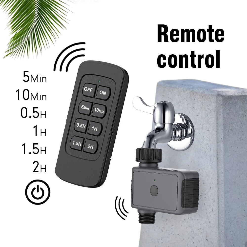 Remote Control Garden Water Timer – 6-Speed Auto Irrigation