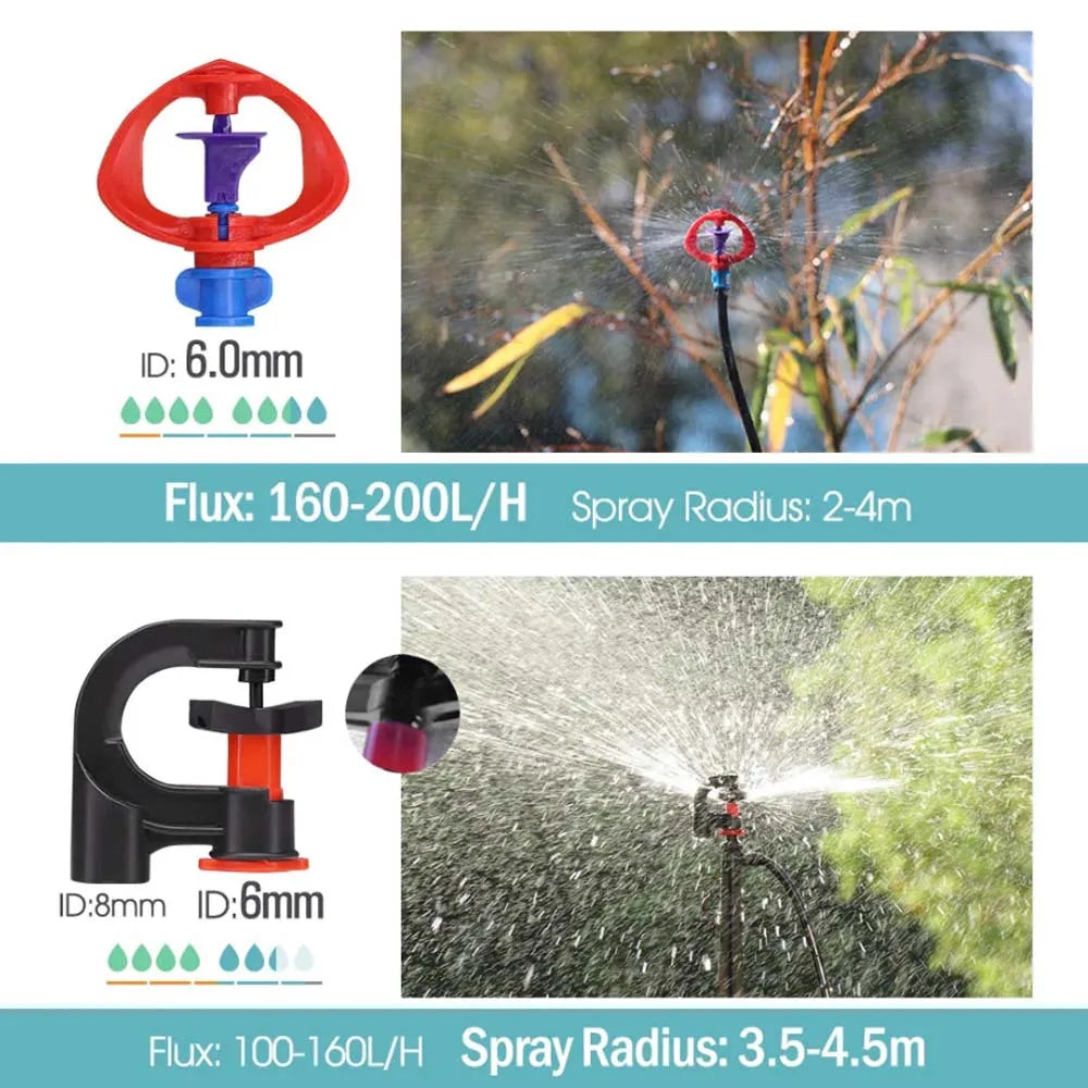 24-Type Garden Micro Irrigation Nozzle Set | DIY Sprinkler System