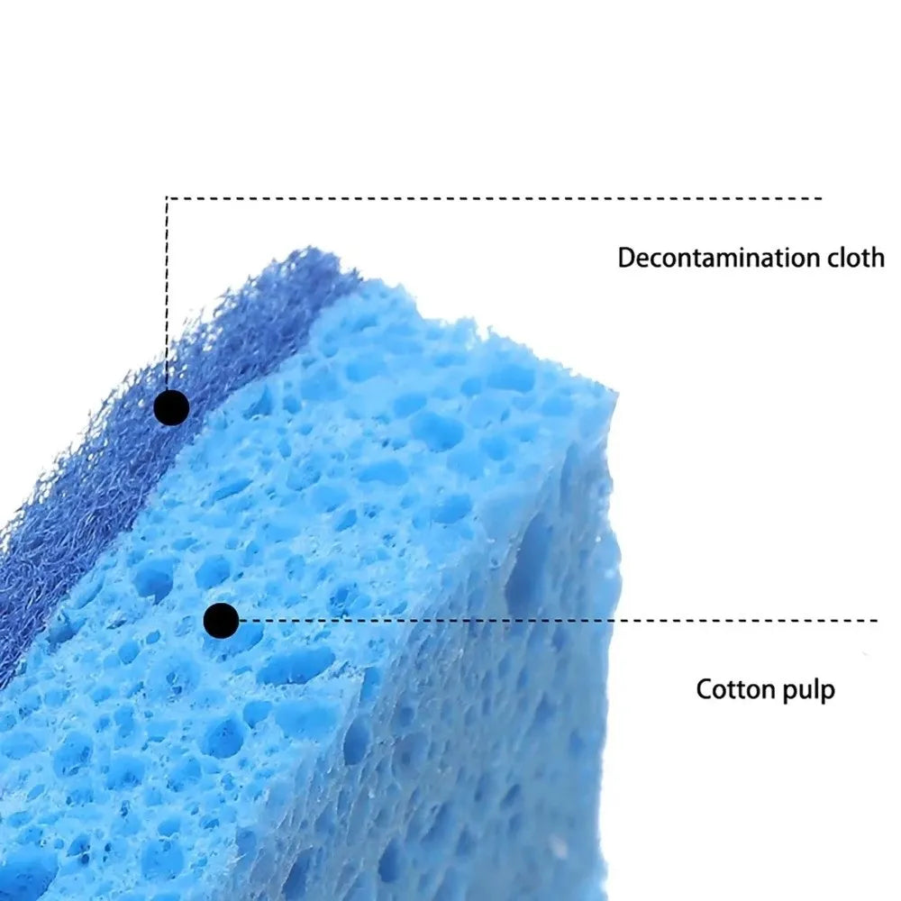 Double-Sided Dishwashing Sponge – Absorbent Scouring Pad
