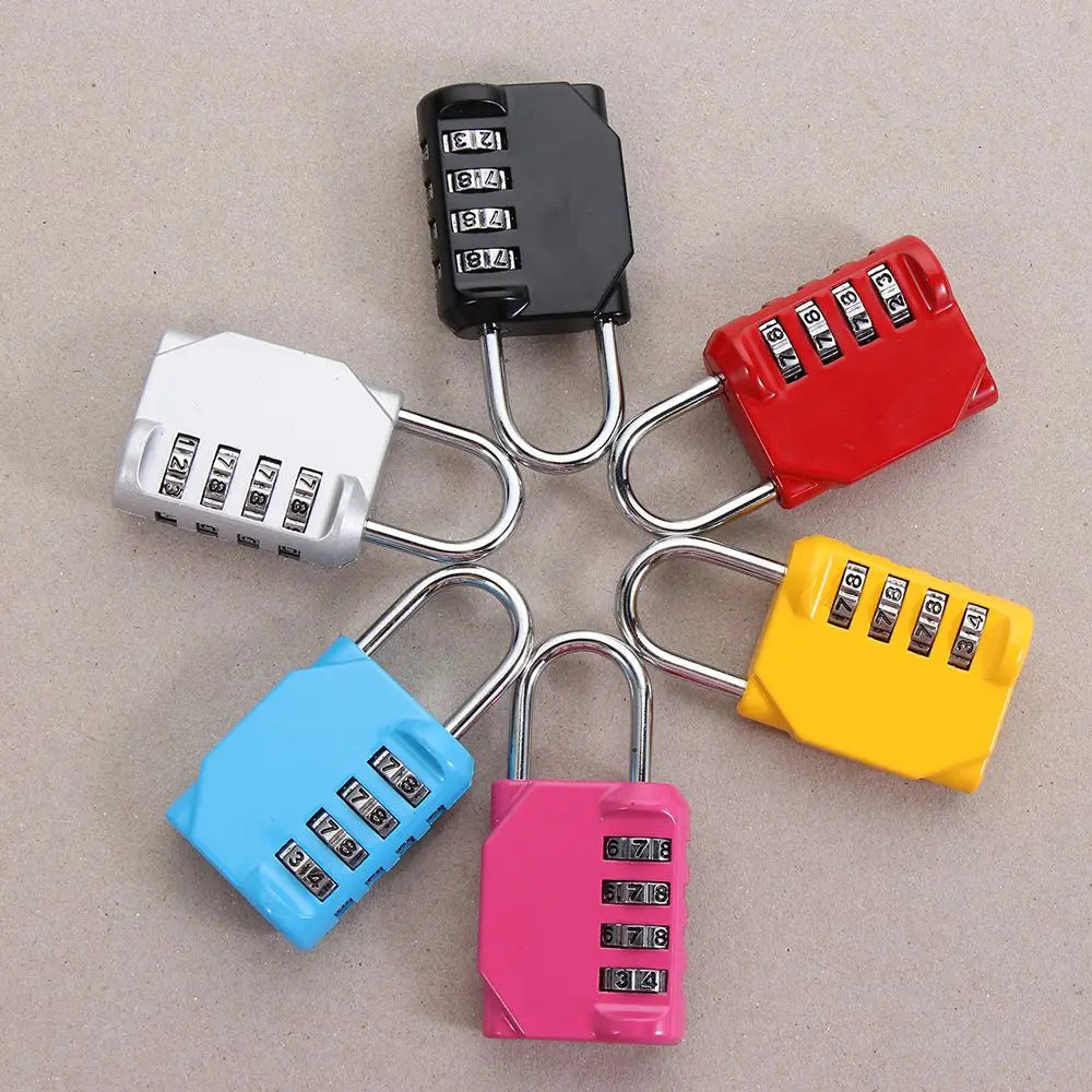 4-Digit Combination Padlock – Waterproof Rust-Proof Travel Lock