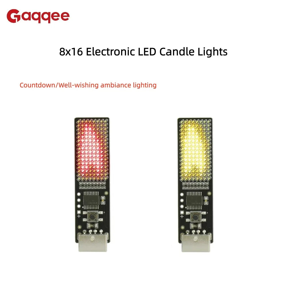 LED Candle Light Module – 8x16 Matrix Countdown & Message Display