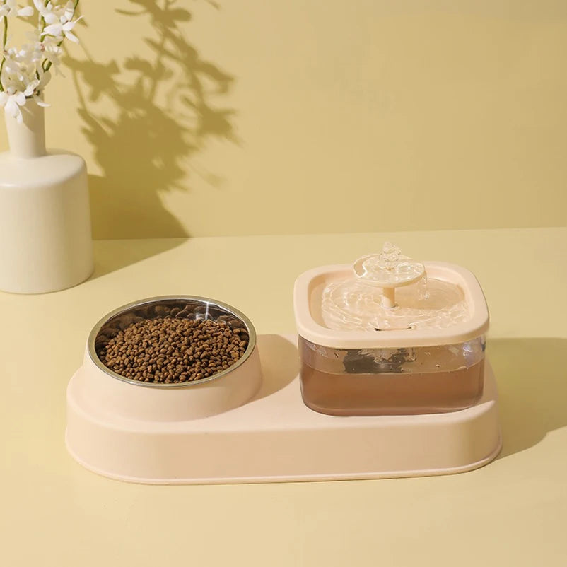 Smart Pet Water Dispenser – Filter & Stainless Steel Bowl