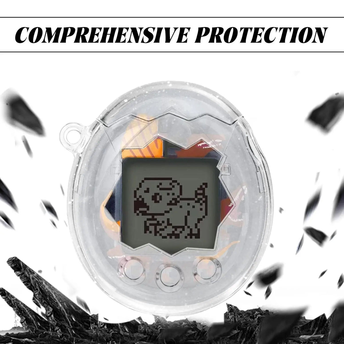 Clear Shockproof Case for Tamagotchi Paradise | PC Protector