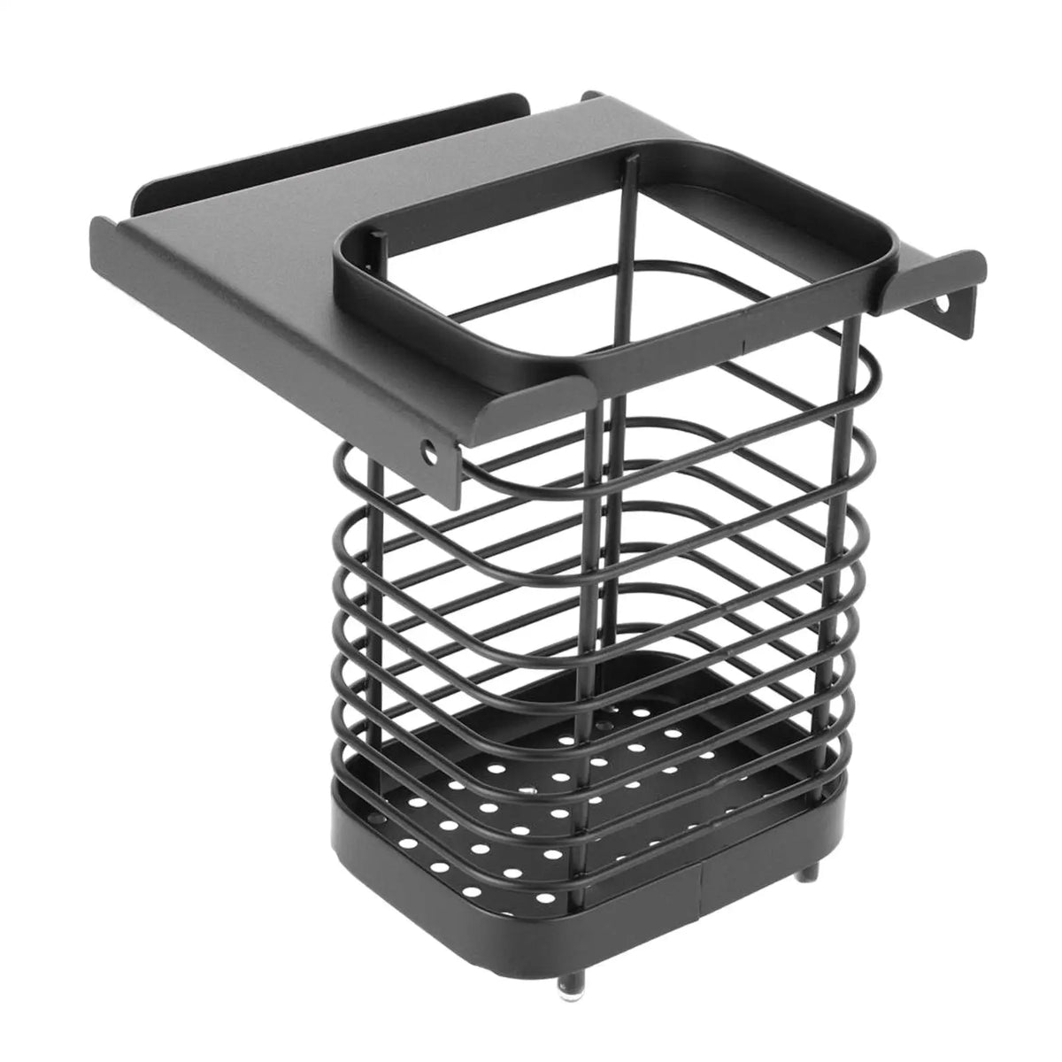 Stainless Steel Chopstick Cage & Cutlery Organizer | Camping