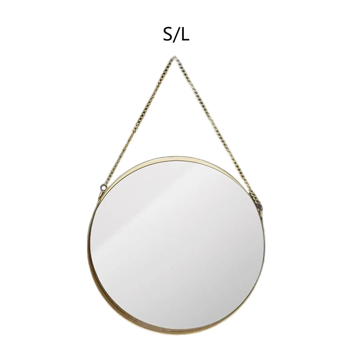 Kesoto Gold Round Wall Mirror – Boho Bedroom & Living Room