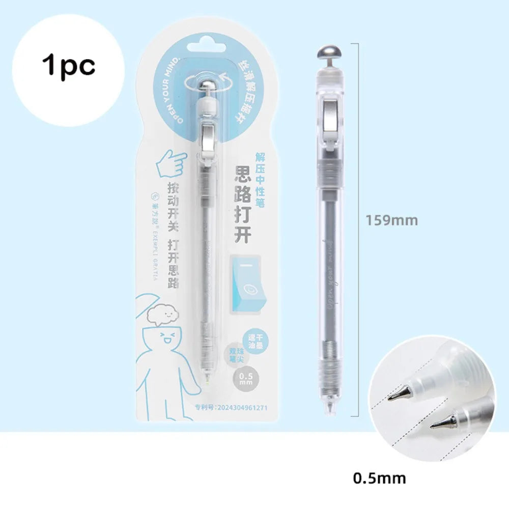 0.5mm Clicker Gel Pen – Smooth Writing Fidget Switch Pen