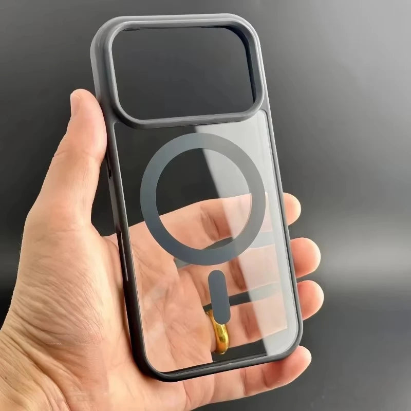 MagSafe Magnetic iPhone Case – Clear Acrylic Cover