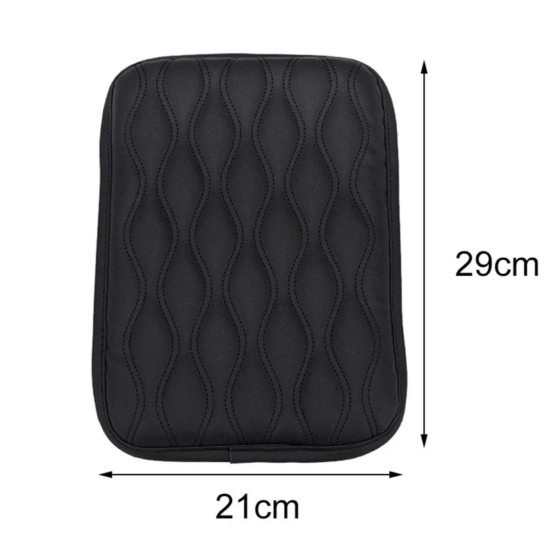 Universal PU Leather Car Armrest Pad Cover | Memory Foam Cushion
