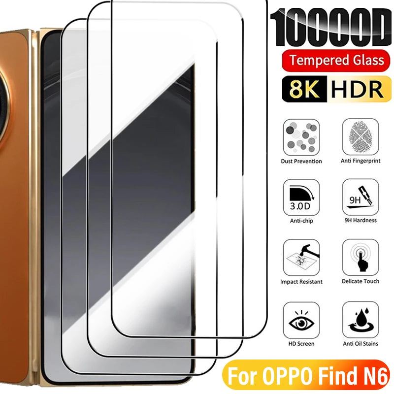OPPO Find N6 Tempered Glass Screen Protector 9H HD – 1-4 Pack