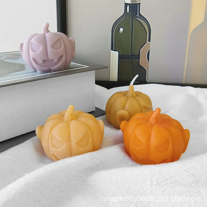 Halloween Pumpkin Skull Silicone Mold – DIY Candle Soap Resin