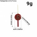 Vintage Flocked Christmas Ornaments – 10-Piece Burgundy Set