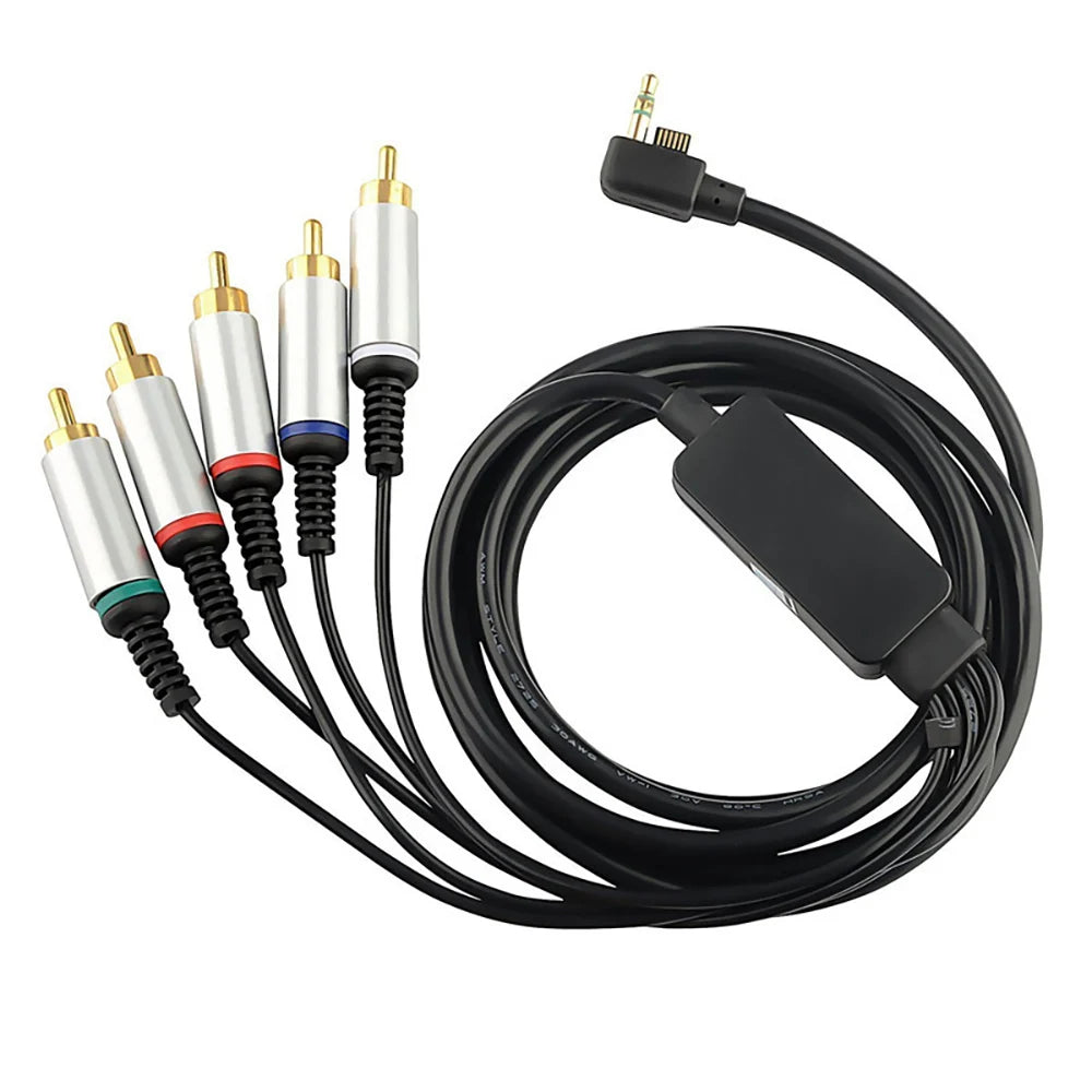 PSP 2000 3000 AV RCA Cable 3RCA 5RCA YPbPr TV Output 3M