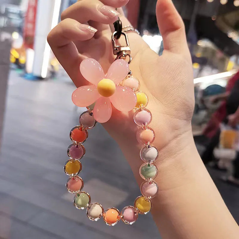 Diamond Crystal Wrist Strap Lanyard for Phone Keys & ID Card