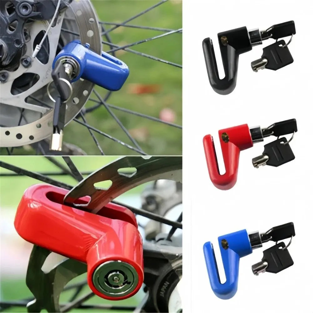 Anti-Theft Disc Brake Lock with Steel Wire | Bike & Scooter