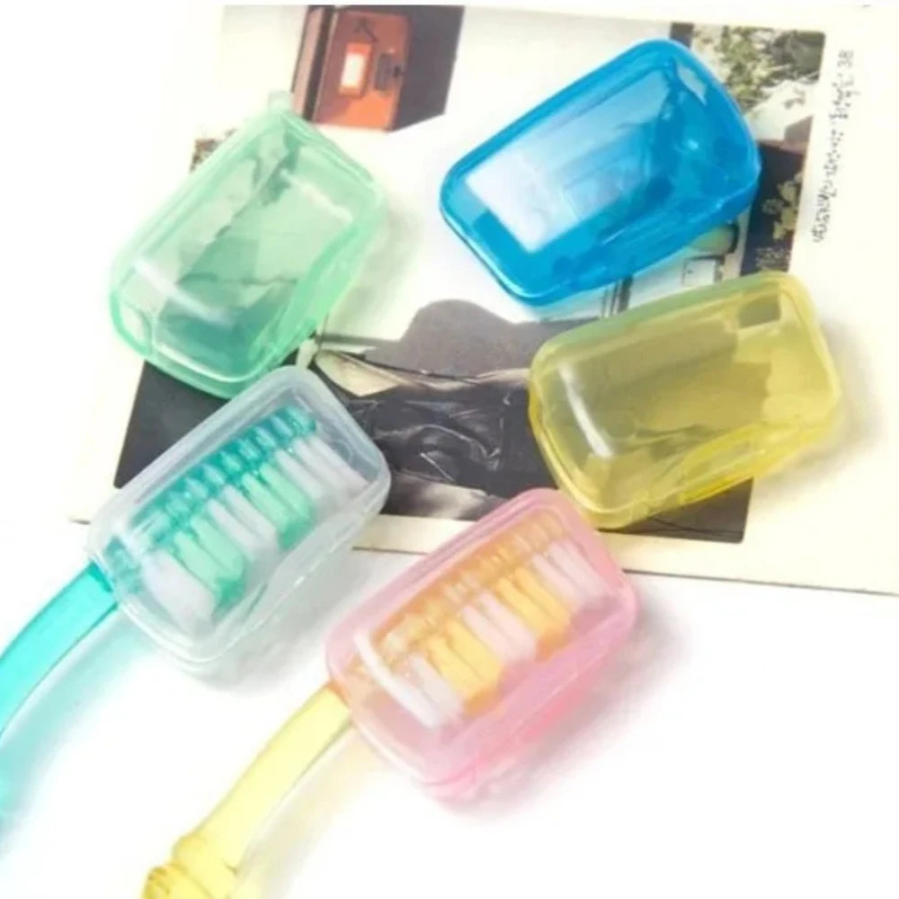 5-Pack Portable Toothbrush Cover Caps for Travel & Camping