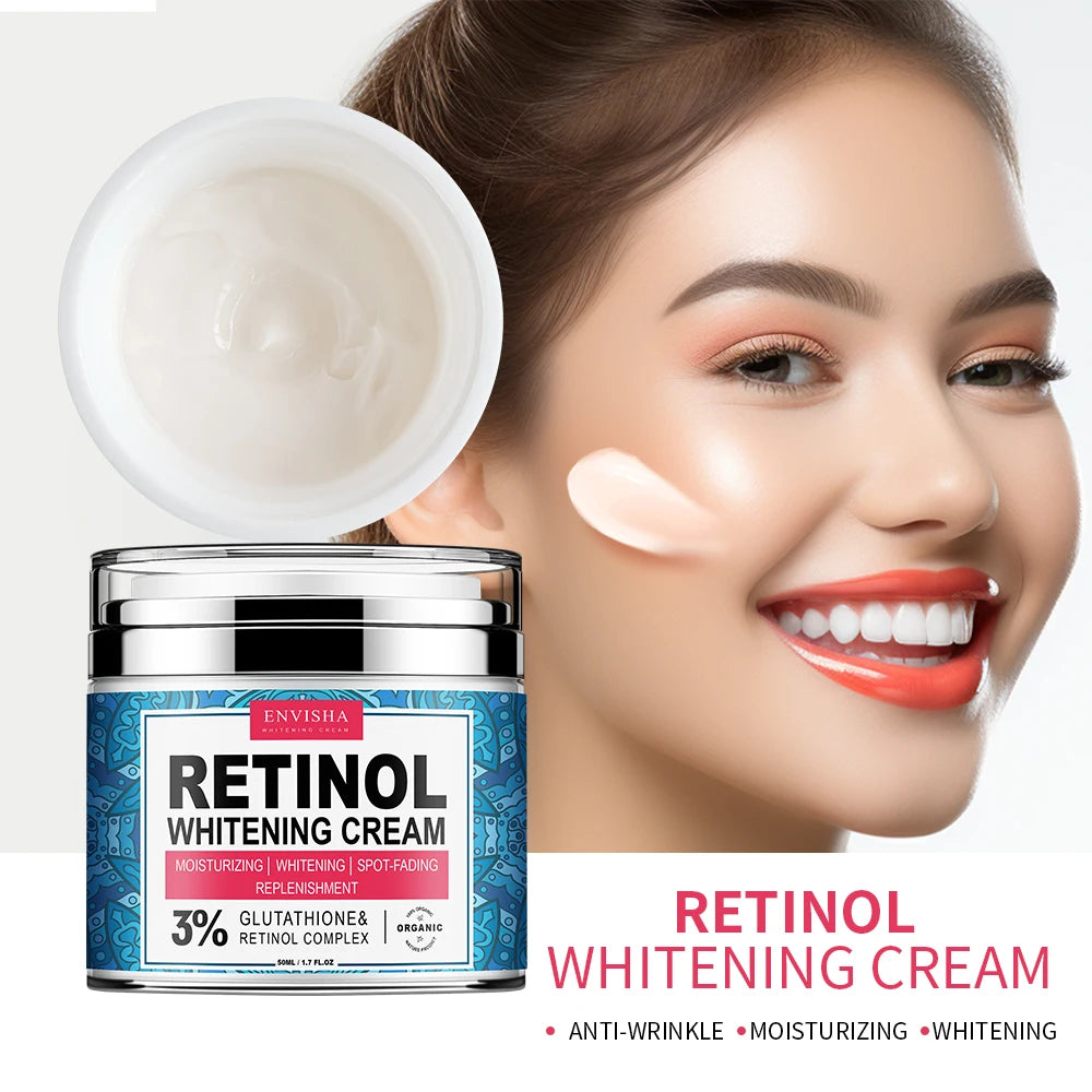 ENVISHA Retinol Face Cream – Collagen & Hyaluronic Acid 50ml
