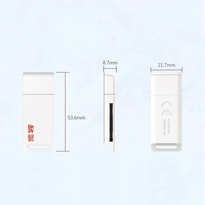 USB 2.0 Micro SD & TF Card Reader – High-Speed Adapter