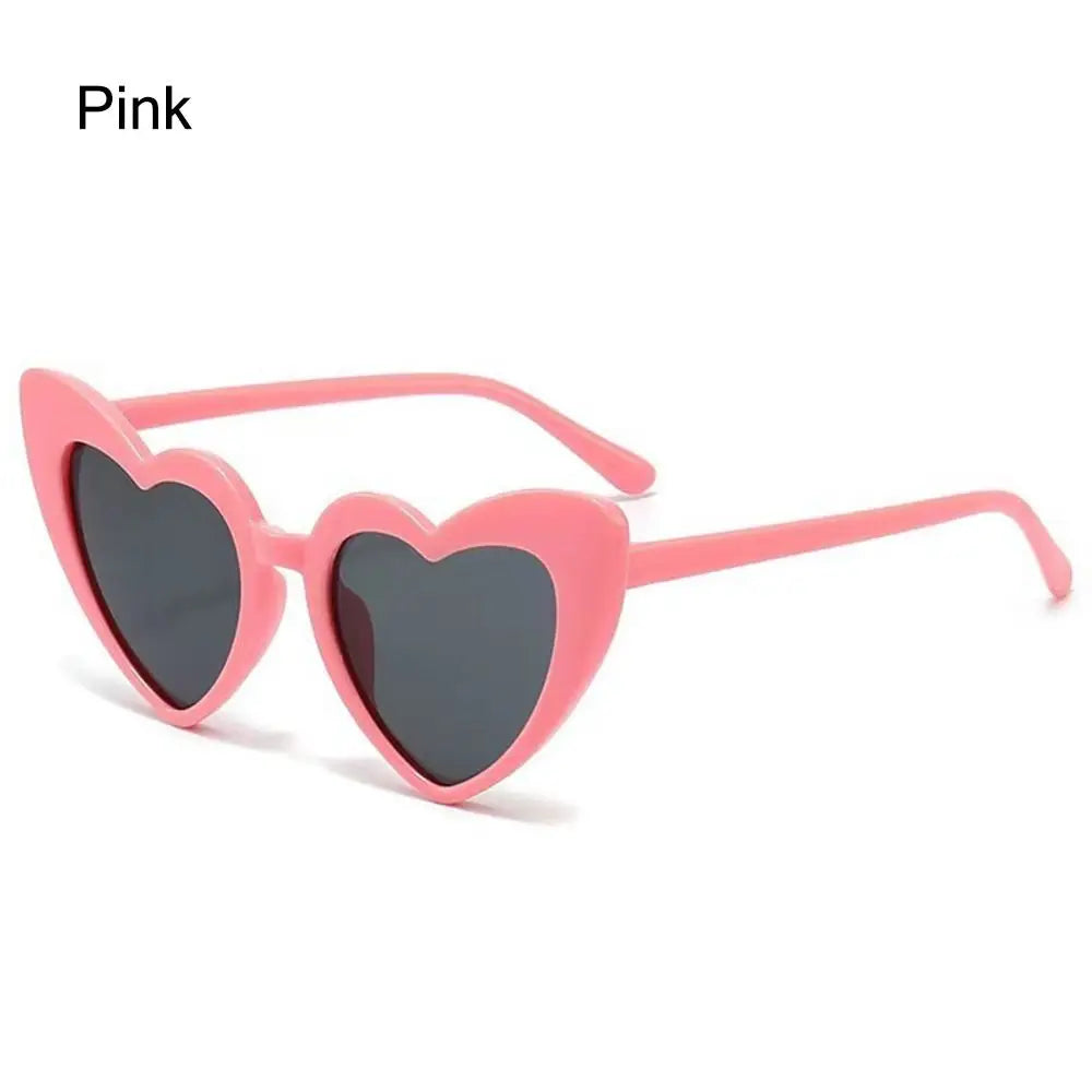 Kids Heart-Shaped Sunglasses UV400 – Toddler Ages 3–9