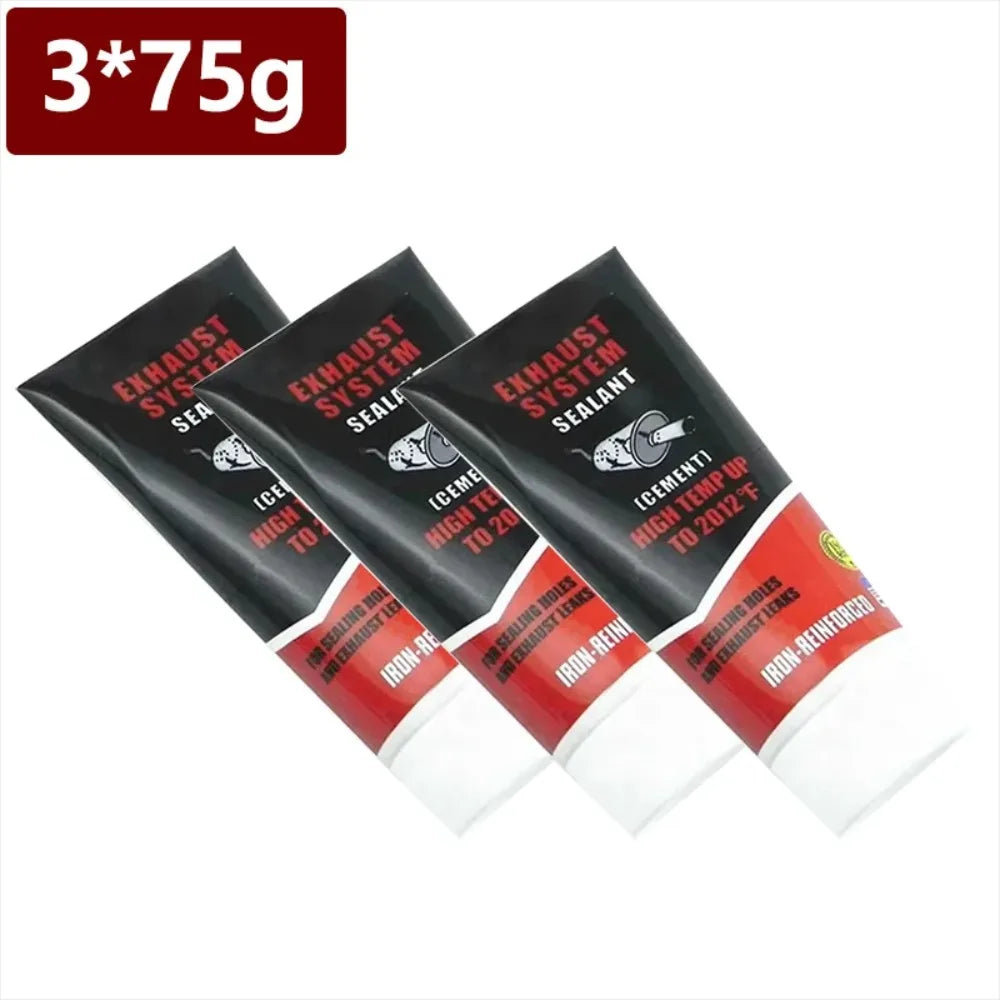 High-Temp Exhaust Pipe Sealant – Car & Motorcycle Muffler Fix