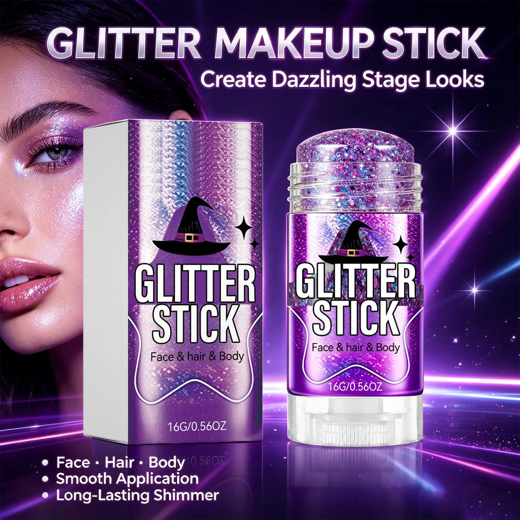 Glitter Shimmer Stick – 6 Colors Face & Body Makeup
