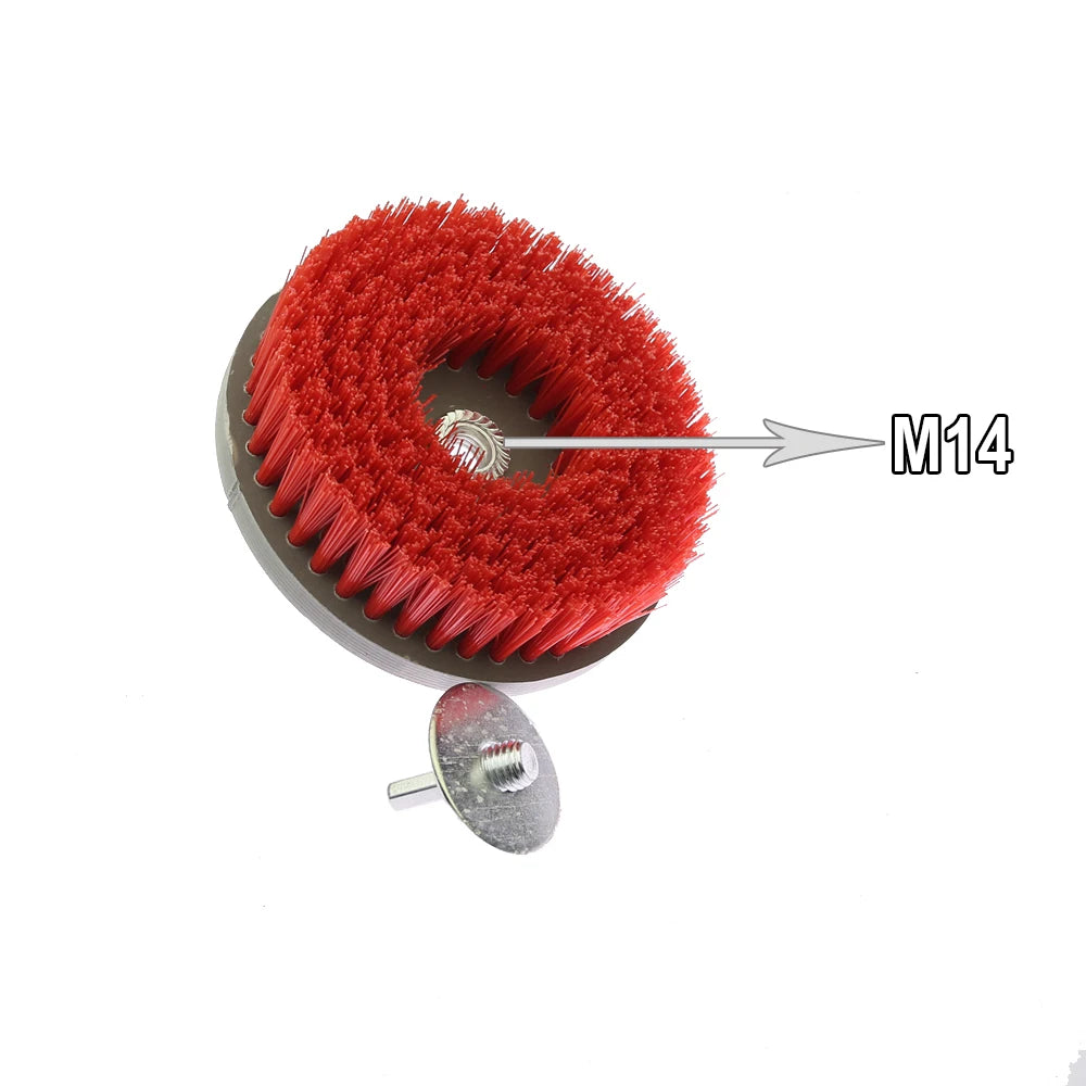 6" 150mm M14 Power Scrub Drill Brush – Multi-Surface