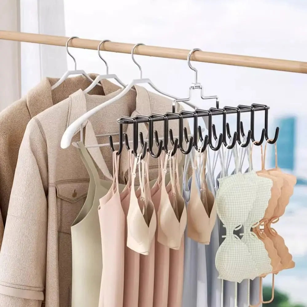 Multifunctional Suspender Hanger Rack – Wardrobe & Bag Organizer