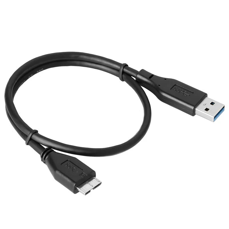 USB 3.0 to Micro B Cable 50cm – HDD & Phone Data Transfer
