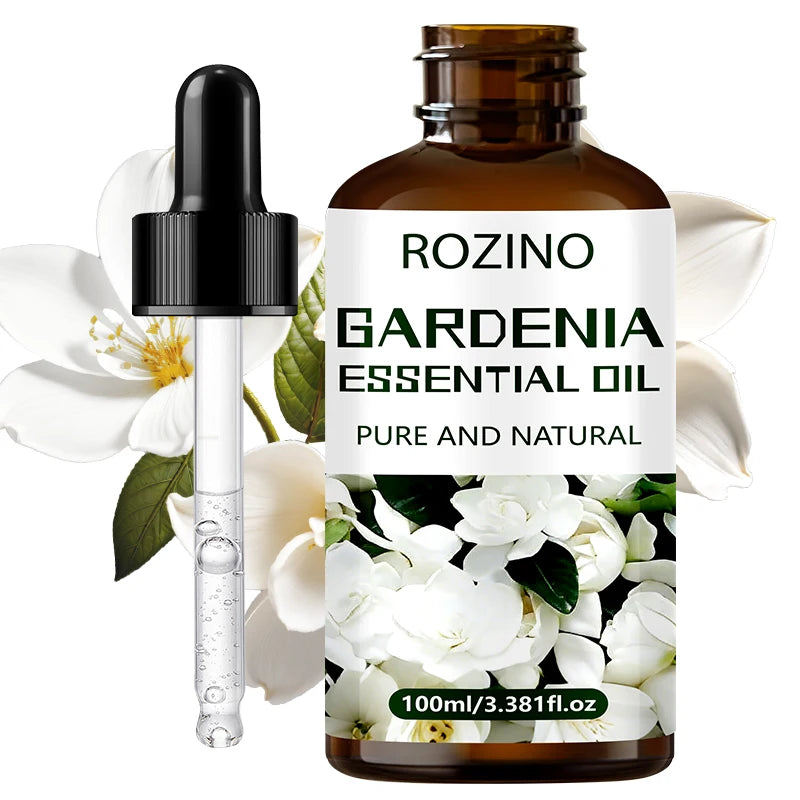 ROZINO Gardenia Essential Oil 3.38oz – Skin, Hair & Massage
