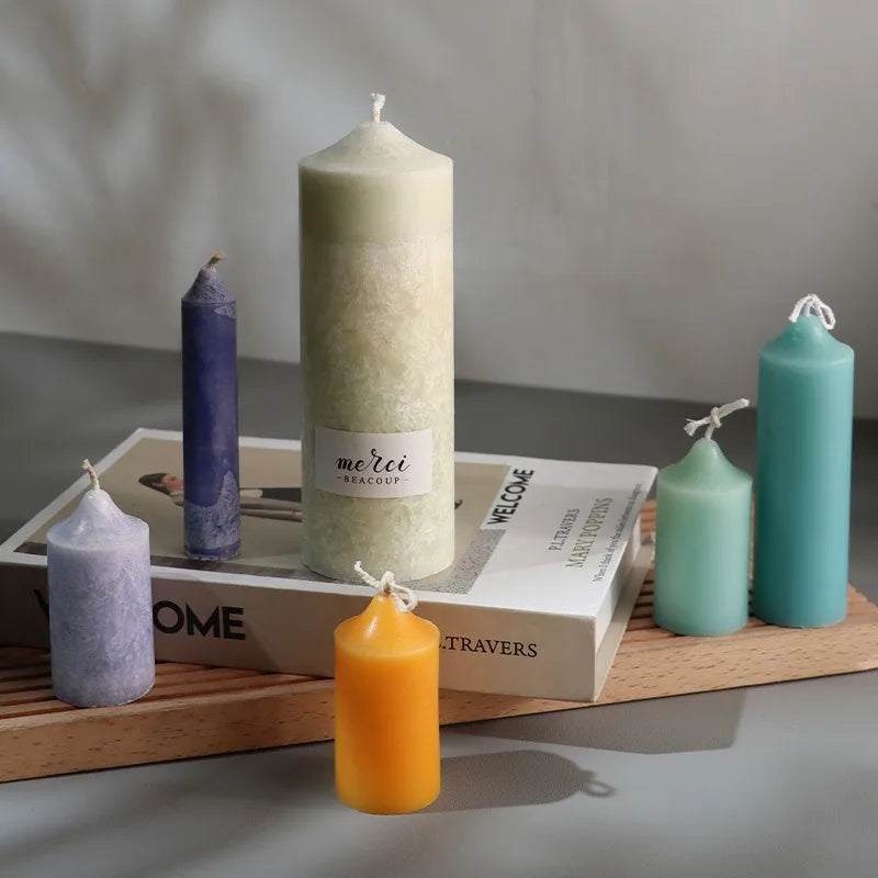 Pointed Cylindrical Acrylic Candle Mold | DIY Candle Making