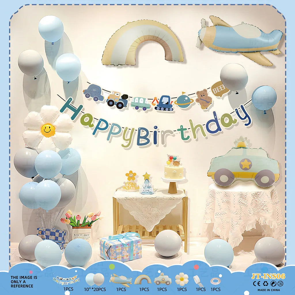 Kids Birthday Balloon Decoration Set – Boys & Girls Party