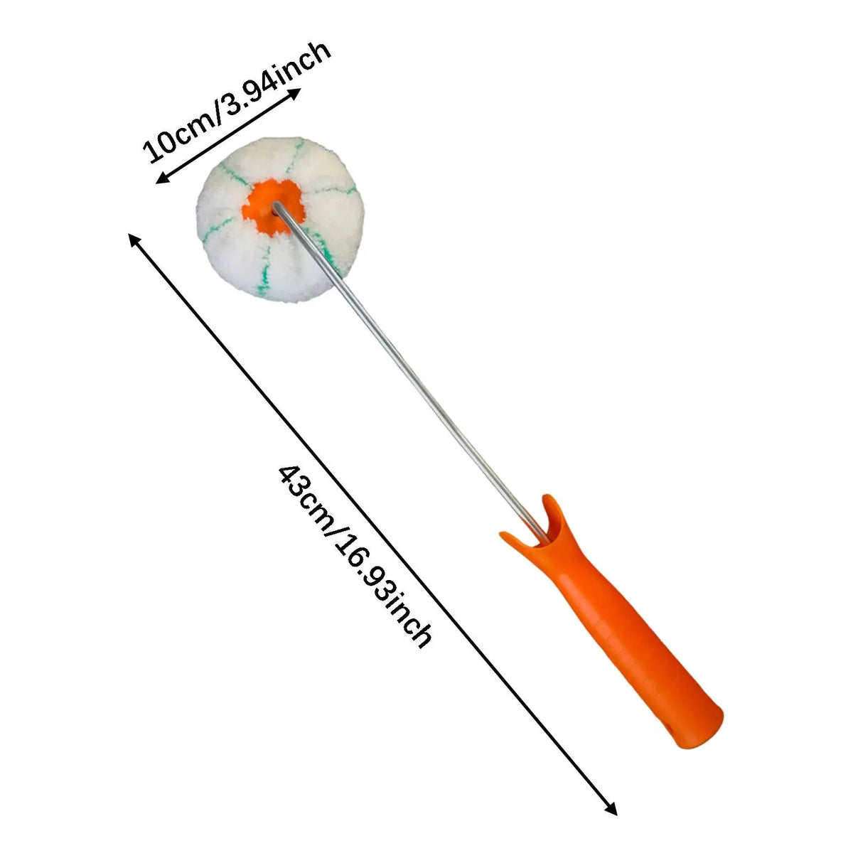Corner Edger Paint Roller with Extended Ergonomic Handle