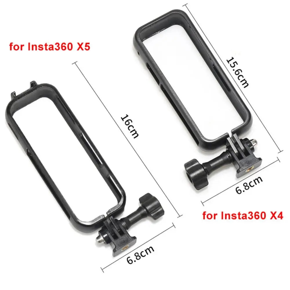 PC Frame Cage for Insta360 X4 & X5 | 1/4 Screw Mount