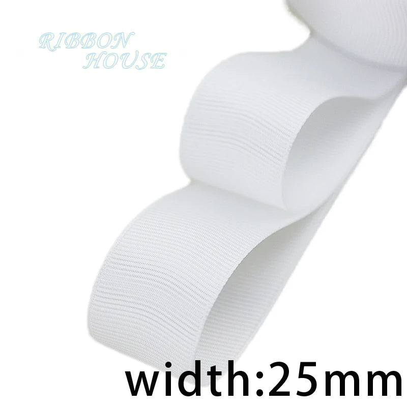 White Grosgrain Ribbon 10M – Gift Wrap & Christmas Decor