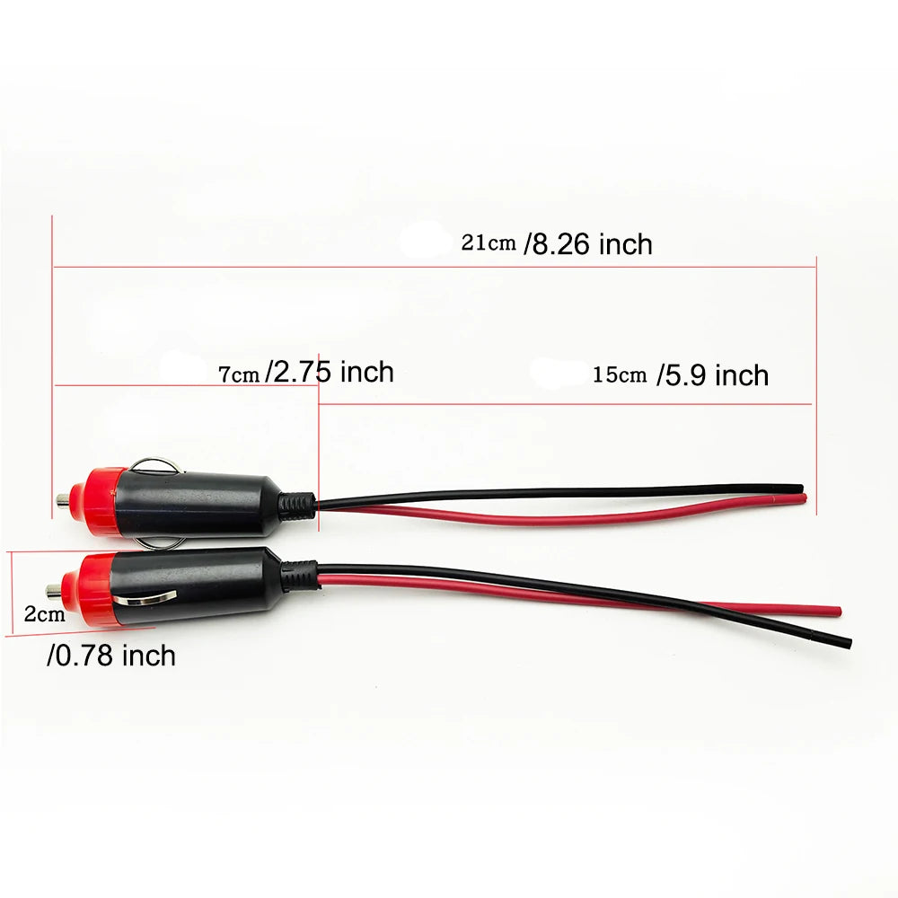 12V 24V Car Cigarette Lighter Socket Splitter Power Adapter