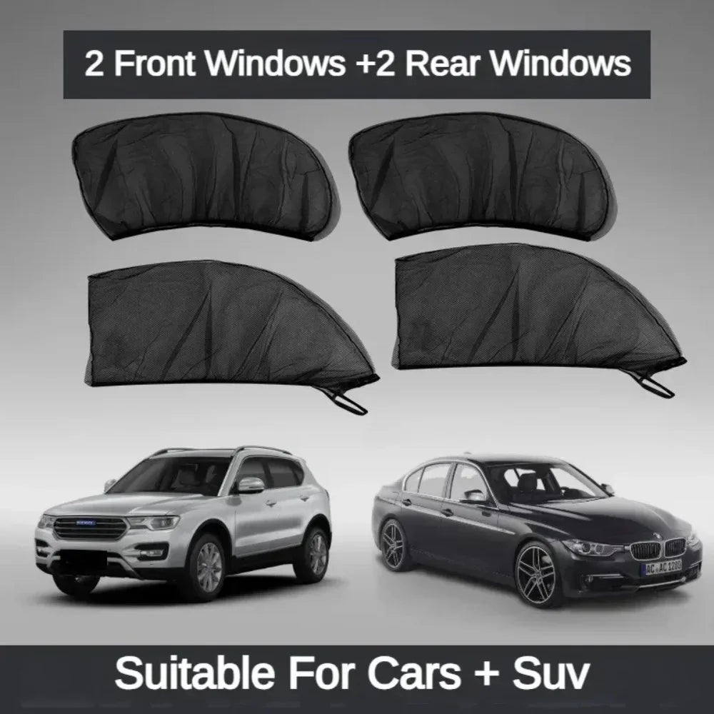 Car Side Window Sun Shade Curtain – UV & Heat Shield for SUVs