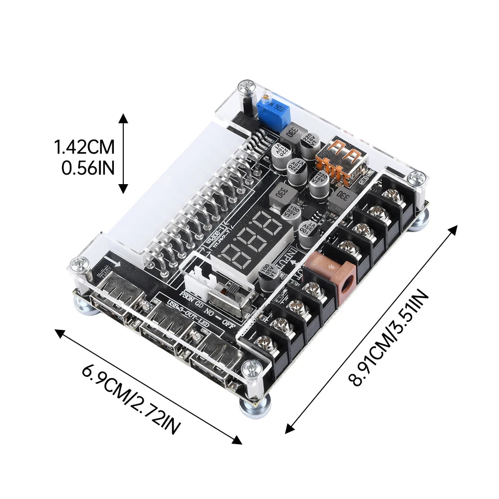 20/24-Pin ATX Power Supply Adapter Board | Multi-Voltage Module