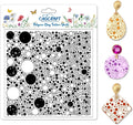 Retro Polka Dots Polymer Clay Texture Sheet Stamp Mat
