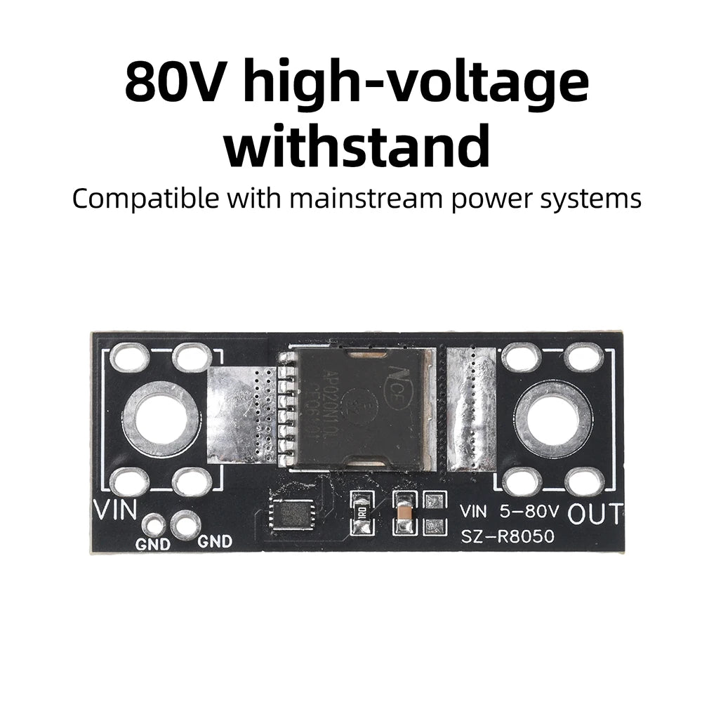 80V 50A Ideal Diode Module – Backflow & Reverse Current Protection