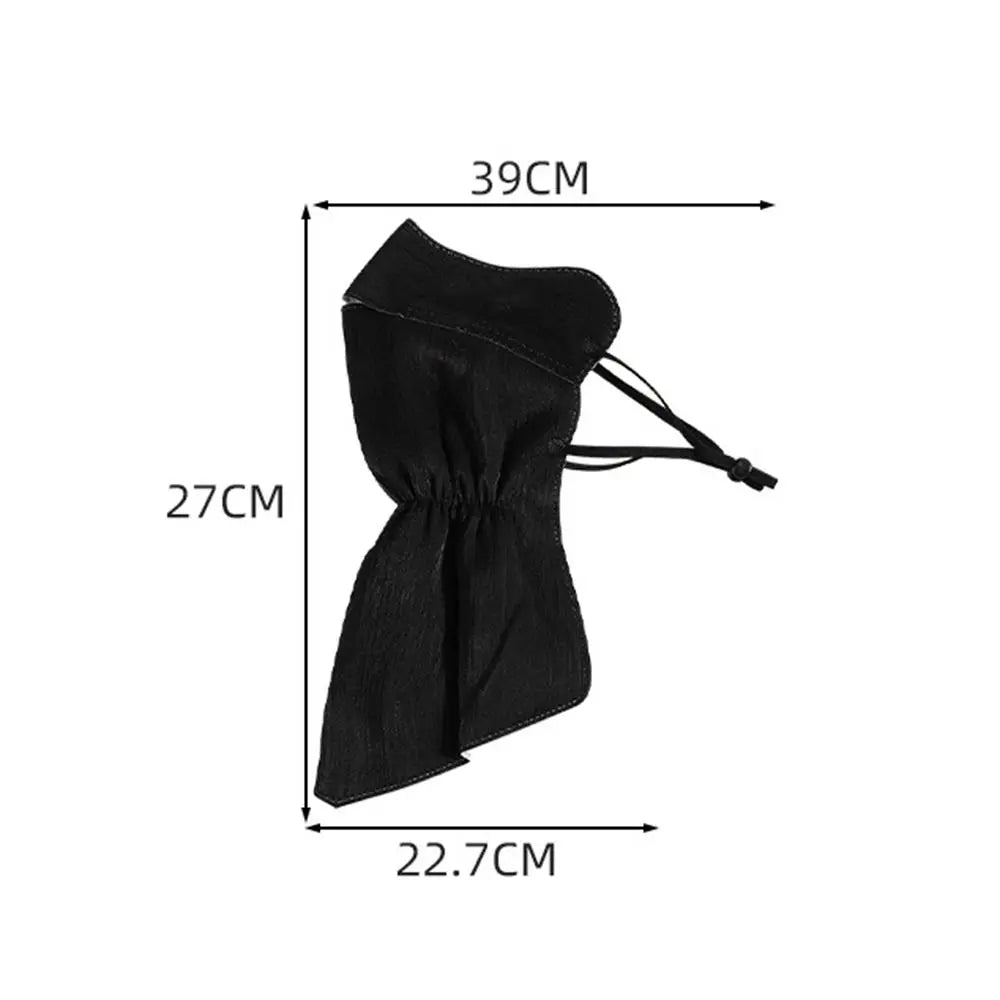 UPF50+ Ice Silk Face Cover & Neck Scarf for Women