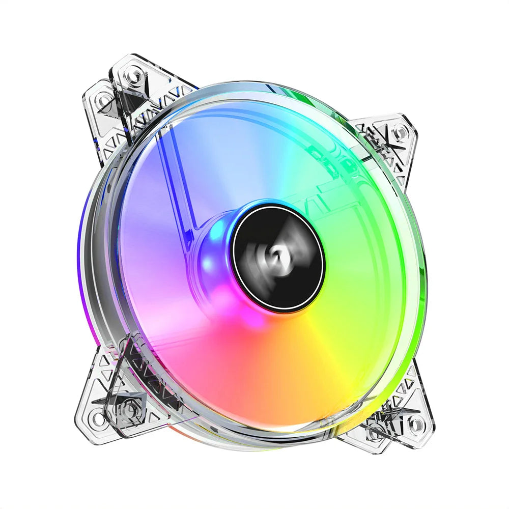OULLX 120mm PWM ARGB Case Fan 5V CPU Cooling Fan