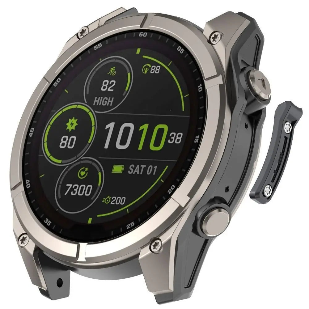 Zinc Alloy Watch Bumper Strip for Garmin Fenix 8 47mm & 51mm