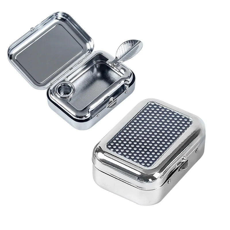 Mini Pocket Ashtray – Portable Colorful Metal | NIFTY