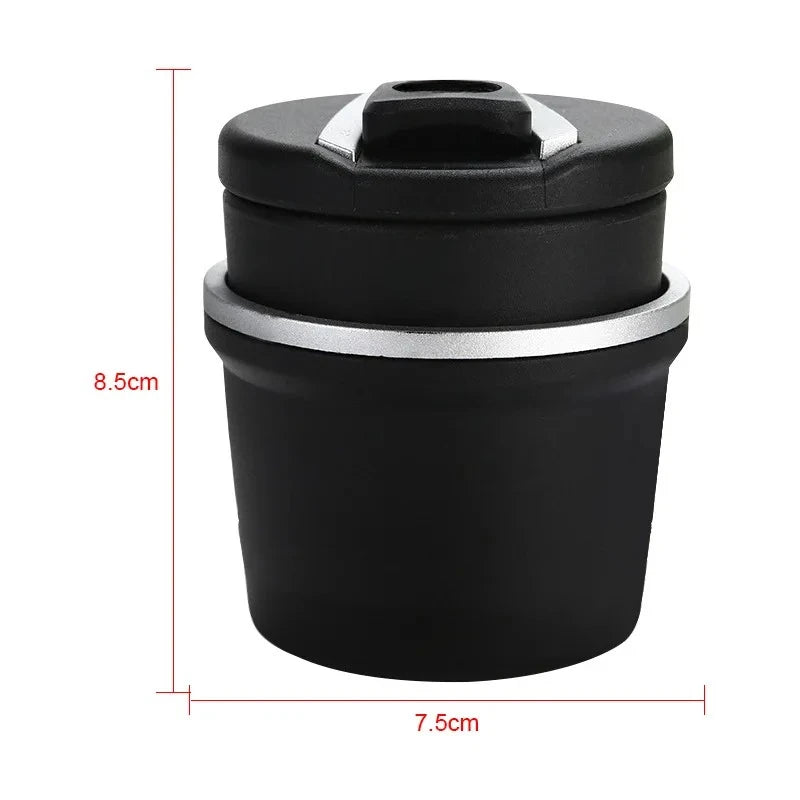 Universal Car Ashtray with LED Light | Portable Smoke Holder