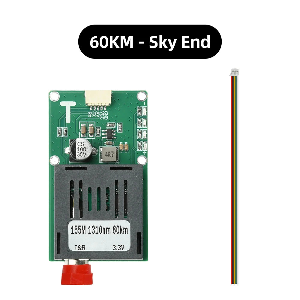 TTL Fibre Optic Transceiver Module for Drones – 20/40/60 km