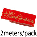 Christmas Velvet Ribbon 6cm x 2M – Bows, Gifts & Tree Decor