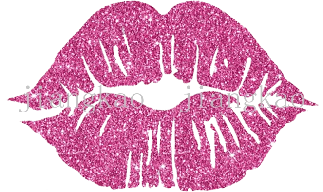 Watercolor Lip Iron-On Patches – DIY Clothes & Bag Appliqués