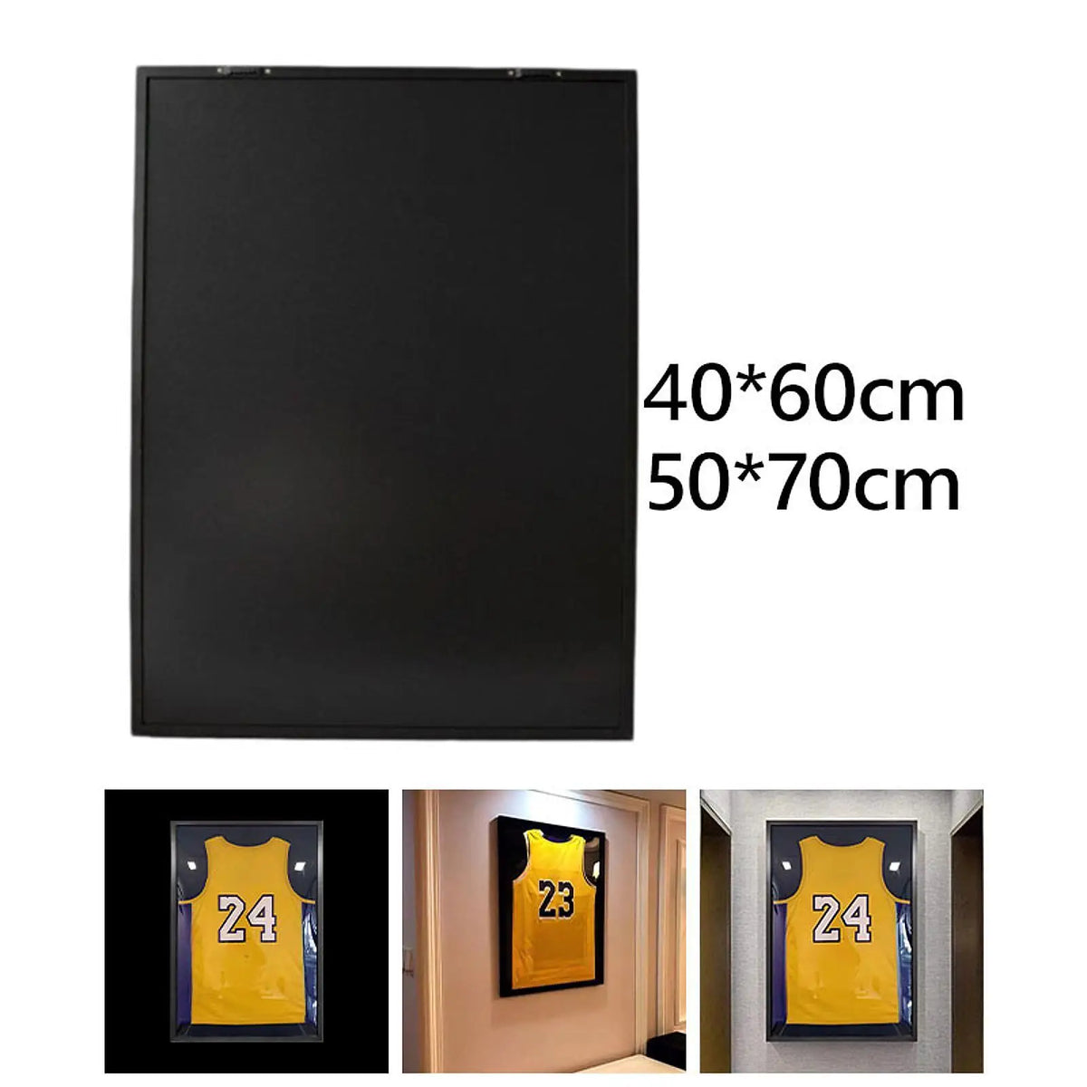 Sports Jersey Shadow Box Frame – Wall Mount Display Case