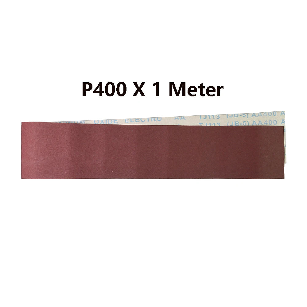 Flexible Tearable Sanding Cloth 1M x 9cm | Hand Polishing Roll